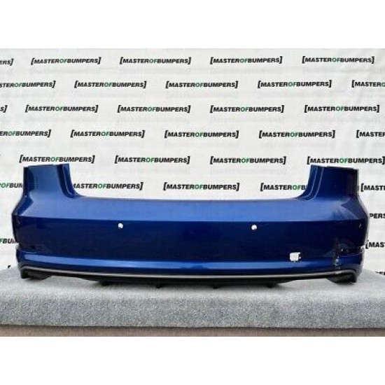 Audi S3 Saloon Cabrio 2013-2015 Rear Bumper W/difuser 4 Pdc Genuine [a864]