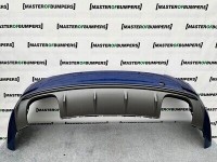 Audi S3 Saloon Cabrio 2013-2015 Rear Bumper W/difuser 4 Pdc Genuine [a864]