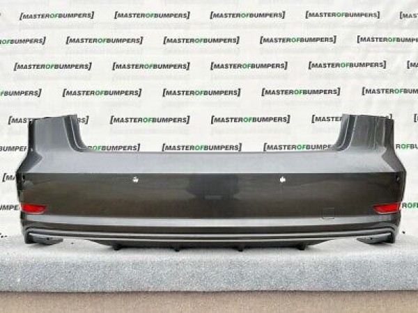 Audi A3 S Line Saloon Cabrio 2013-2015 Rear Bumper 4 Pdc Genuine [a898]