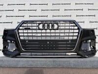 Audi Q7 Se Mk2 2016-2019 Front Bumper Grey W/grill 6 Pdc Genuine [a925]