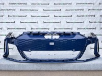 Audi E-tron Gt Rs Etron 2020-on Front Bumper Blue 6 Pdc Genuine [a121]