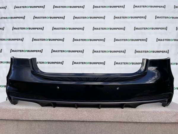 Audi S7 S Line Mk2 2018-2023 Rear Bumper In Black 6 Pdc Genuine [a267]