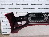 Audi A7 S Line Face Lift 2015-2018 Front Bumper Red 4 Pdc + Grill Genuine [a269]