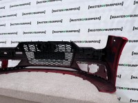 Audi A7 S Line Face Lift 2015-2018 Front Bumper Red 4 Pdc + Grill Genuine [a269]