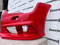 Audi A7 S Line Face Lift 2015-2018 Front Bumper Red 4 Pdc + Grill Genuine [a269]