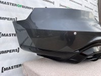 Audi E-tron Gt Rs Etron 2020-on Rear Bumper Grey/black Genuine [a274]