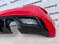 Audi Tt S Line Tts Face Lift 2019-2022 Rear Bumper Red 4 Pdc Genuine [a328]