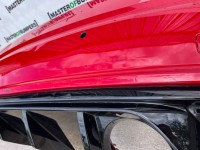 Audi Tt S Line Tts Face Lift 2019-2022 Rear Bumper Red 4 Pdc Genuine [a328]