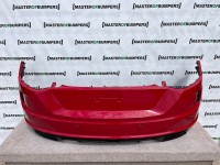 Audi Tt S Line Tts Face Lift 2019-2022 Rear Bumper Red 4 Pdc Genuine [a328]