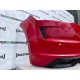 Audi Tt S Line Tts Face Lift 2019-2022 Rear Bumper Red 4 Pdc Genuine [a328]