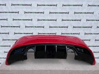 Audi Tt S Line Tts Face Lift 2019-2022 Rear Bumper Red 4 Pdc Genuine [a328]