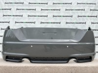 Audi Tt S Line 2016-2019 Rear Bumper With Diffuser 4 Pdc Genuine [a358]