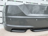 Audi Tt S Line 2016-2019 Rear Bumper With Diffuser 4 Pdc Genuine [a358]