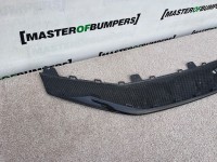 Audi Rs6 Rs7 C8 Black Edition 2020-on Front Bumper Carbon Lip Genuine