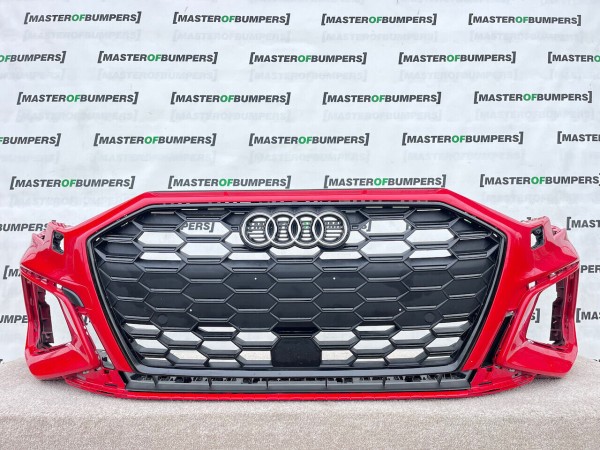 Audi S3 Black Edition 8y Hatchback 2020-2024 Front Bumper 4 Pdc Genuine [a715]