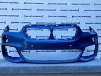 BMW X1 M Sport F48 2014-2017 Front Bumper In Blue 6 X Pdc Genuine [B77]