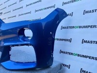 BMW X1 M Sport F48 2014-2017 Front Bumper In Blue 6 X Pdc Genuine [B77]