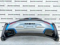 BMW I8 Hybrid 2014-2020 Rear Bumper In Black/blue Genuine [B274]