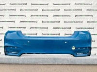 BMW M4 Coupe Cabrio F82 F83 2014-2019 Rear Bumper Blue 4 Pdc Genuine [B602]