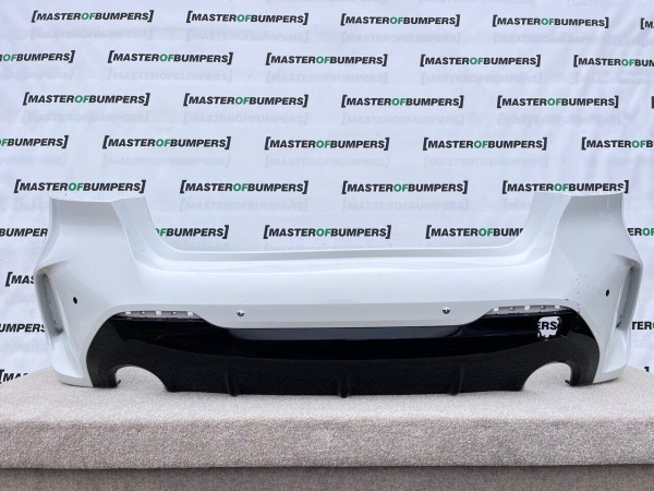 BMW 1 Series M Sport F40 2019-on Rear Bumper White 4 Pdc Genuine [B231]