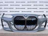 BMW I4 M Sport Gran Coupe G26 2020-on Front Bumper Grey + Grill Genuine [B243]