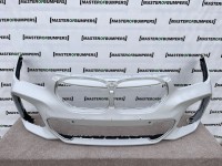 BMW X1 F48 Lci M Sport 2020-on Front Bumper White 6 Pdc Genuine [B258]