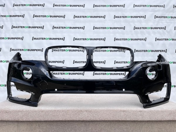 BMW X5 Se F15 Suv 2014-2018 Front Bumper Black 4 Pdc + Jets Genuine [B319]