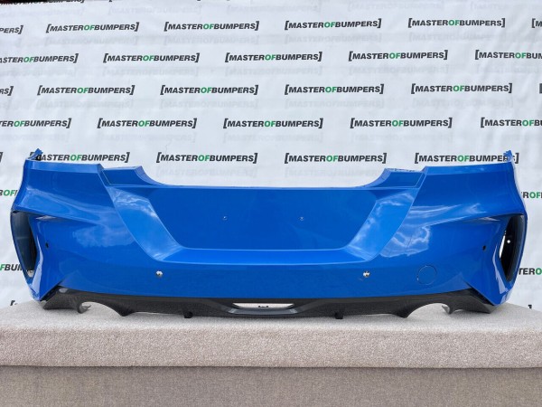 BMW Z4 M Sport G29 2019-on Rear Bumper Blue 4 Pdc Genuine [B335]