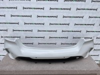 BMW 1 Series M Sport F40 118i 120 2019-on Rear Bumper White 4 Pdc Genuine [B332]