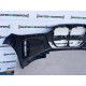 BMW 4 Serie M Sport G22 G23 2020-on Front Bumper Blue 6 Pdc Genuine [B638]