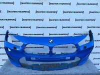 BMW X2 M Sport F39 2018-on Front Bumper In Blue With Jets Holes Genuine [B756]