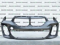 BMW X1 F48 M Sport Lci 2020-on Front Bumper In Grey 6 X Pdc Genuine [B261]