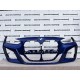 BMW 4 Serie M Sport G22 G23 2020-on Front Bumper Blue 6 Pdc Genuine [B163]