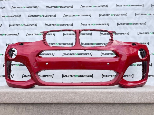 BMW X3 X4 M Sport F25 Lci 2014-2017 Front Bumper 4 Pdc + Jets Genuine [B327]