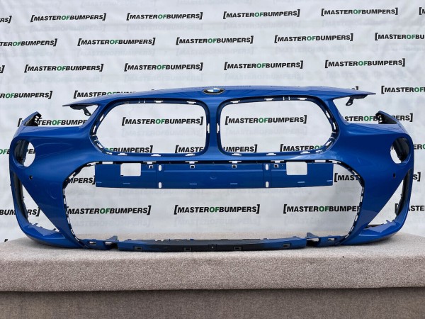 BMW X2 M Sport F39 2018-on Front Bumper Blue 6 Pdc Genuine [B300]