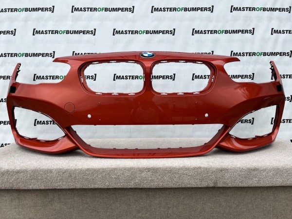 BMW 1 Series M Sport F20 F21 Lci 16-19 Front Bumper 6 Pdc + Jets Genuine [B538]