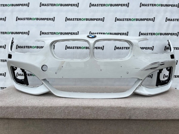 BMW 1 Series M Sport F20 F21 Lci 16-19 Front Bumper 4 Pdc + Jets Genuine [B554]