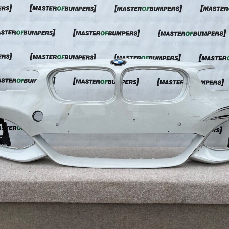 BMW 1 Series M Sport F20 F21 Lci 16-19 Front Bumper 4 Pdc + Jets Genuine [B554]