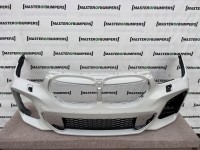 BMW X1 F48 Lci M Sport 2019-2022 Front Bumper White 4 Pdc + Jets Genuine [B321]