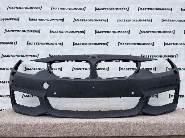 BMW 4 Series M Sport F32 F33 F36 2014-19 Front Bumper 4 Pdc +jets Genuine [B768]