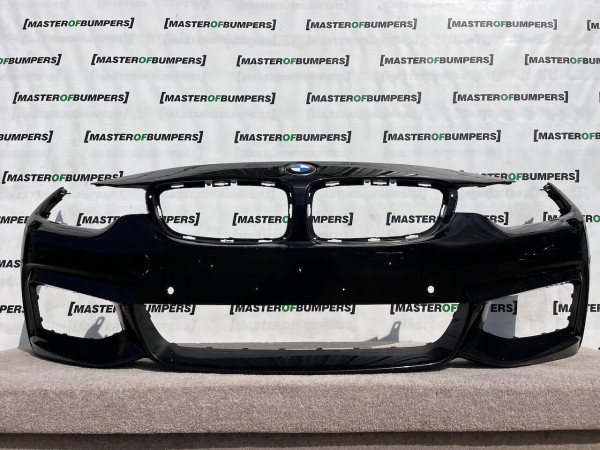 BMW 4 Series F32 F33 F36 M Sport 2013-2019 Front Bumper 4 Pdc Jets Genuine [B809