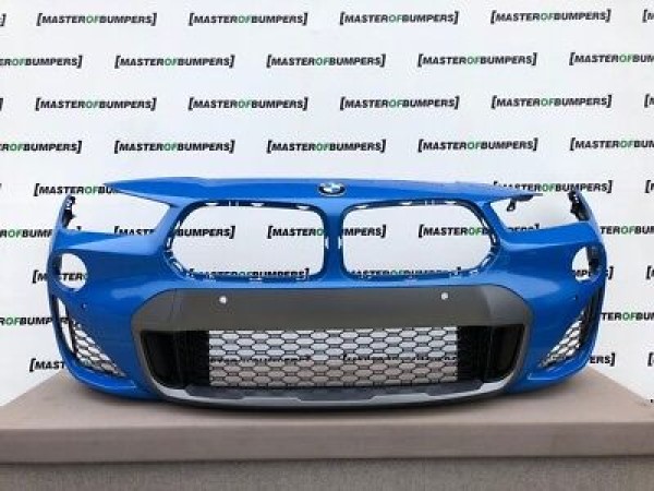 BMW X2 M Sport F39 2018-on Front Bumper In Blue Genuine [B351]