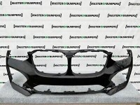 BMW X4 X Line X Drive G02 Lci 2018-2021 Front Bumper Black 6 Pdc Genuine [B678]