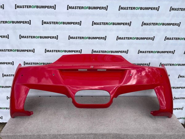 Ferrari 458 Italia Coupe Spider 2010-2015 Rear Bumper 4 Pdc + Cam Genuine [p53]