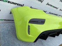 Fiat 500 Abarth 595 Face Lifting 2016-2020 Rear Bumper In Green Genuine [f771]