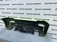 Fiat 500 Abarth 595 Face Lifting 2016-2020 Rear Bumper In Green Genuine [f771]