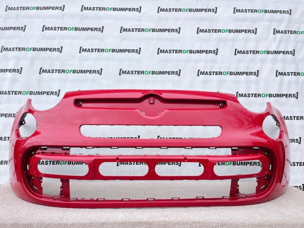 Fiat 500l Lounge Hatchback 2013-2017 Front Bumper Red Genuine [f409]