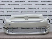 Fiat 500 Lounge Se Lift 2015-2020 Front Bumper White Genuine [f454]