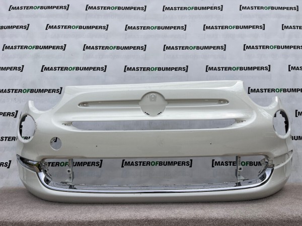 Fiat 500 Lounge Se Lift 2015-2020 Front Bumper White Genuine [f454]