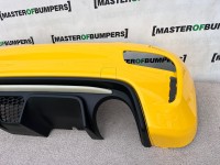 Fiat 500 Abarth 595 2016-2022 Rear Bumper + Difuser No Pdc Genuine [f510]